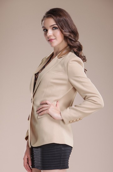 Polyester women Slim suits - Click Image to Close
